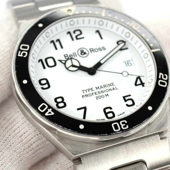 楽天市場】ベル＆ロス Bell&Ross 410S TYPE MARINE タイプ・マリーン 