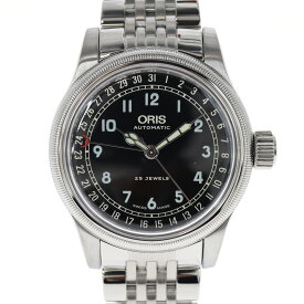 オリス Oris 01 733 7732 4157 アクイスデイト グリーン【中古】