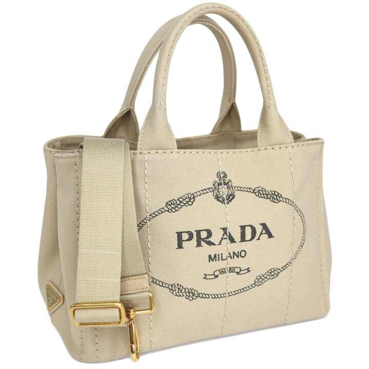 楽天市場】プラダ PRADA 1BG439 2WAYカナパミニトート ハンドバッグ  