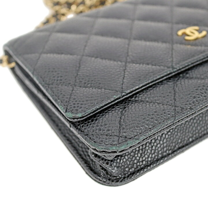 楽天市場】シャネル Chanel A33814 チェーンウォレット キャビアスキン  