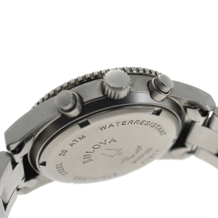 楽天市場】ブローバ Bulova BVD103 クロノグラフ ブルー 【中古 