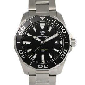 タグホイヤー Tagheuer WAY111A.BA0928 アクアレーサー メンズ クォーツ 腕時計 ブラック 【中古】