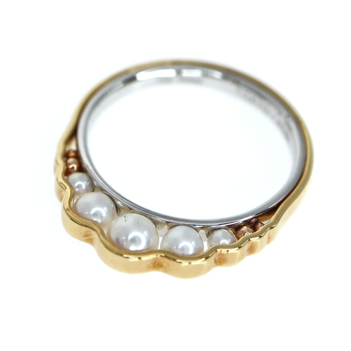 楽天市場】タサキ Tasaki リキッド スカルプチャー リング パール 