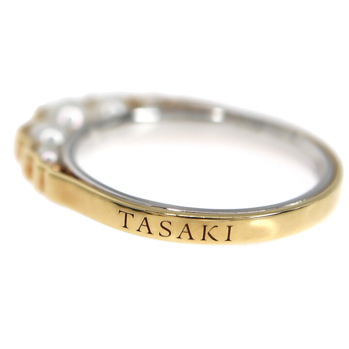 楽天市場】タサキ Tasaki リキッド スカルプチャー リング パール 