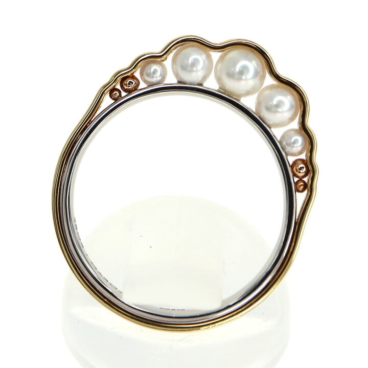 楽天市場】タサキ Tasaki リキッド スカルプチャー リング パール 