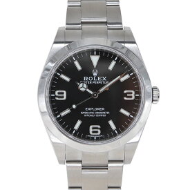 ロレックス Rolex 214270 エクスプローラー1 メンズ 自動巻き 腕時計 ランダム番 ブラック 【中古】