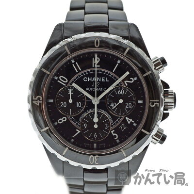 CHANEL【シャネル】H0940J1241mmクロノグラフブラックセラミック腕時計自動巻き200m防水【中古】保証書有USED【8】質屋かんてい局北名古屋店n20-5236