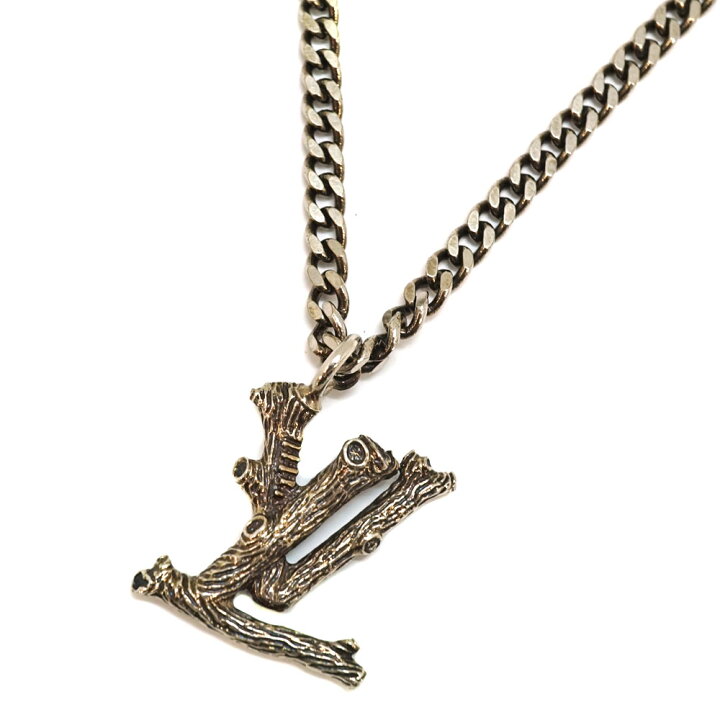 楽天市場 Louisvuitton ルイヴィトン Mp2818 Lvトップネックレス ウッド ロゴ ダークシルバー レディース メンズ ネックレス アクセサリー 中古 Used 6 質屋 かんてい局北名古屋店 N21 3548 質屋かんてい局 楽天市場店