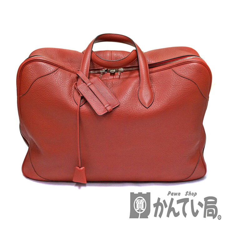 楽天市場】HERMES【エルメス】ヴィクトリア60 ボストンバッグ レザー 