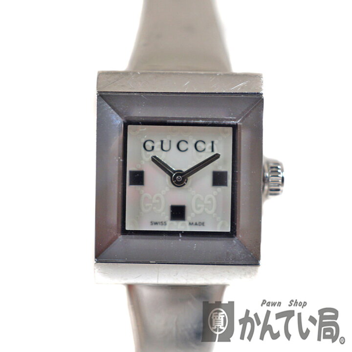 楽天市場】GUCCI【グッチ】 128.5 クォーツ バングル 腕時計 