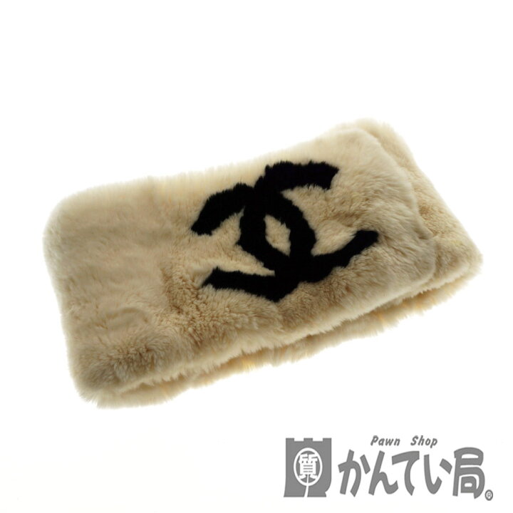 楽天市場】CHANEL【シャネル】ラビットファーマフラー マフラー 