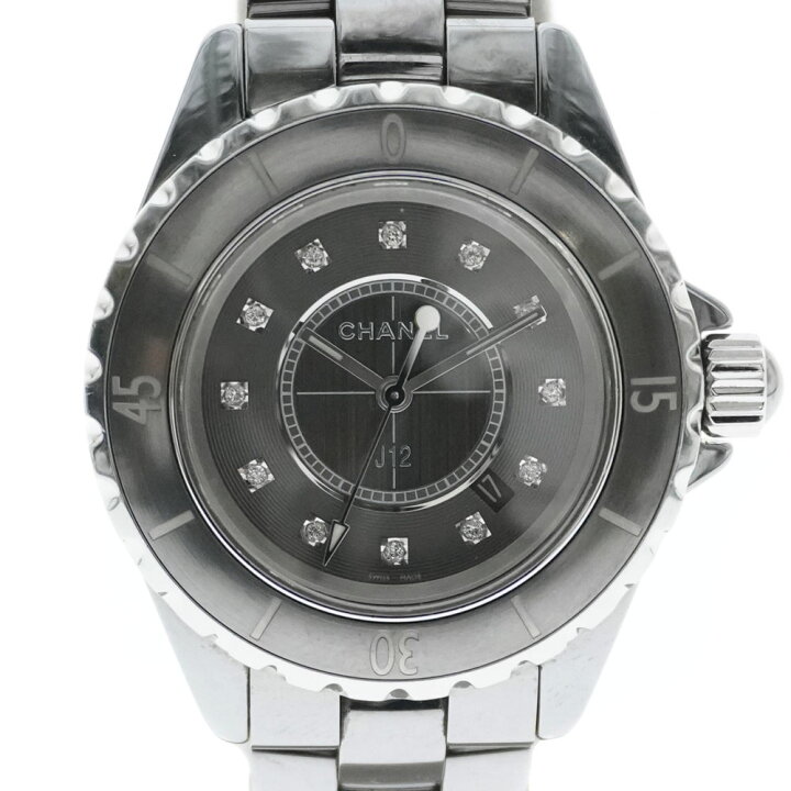 楽天市場】シャネル J12 H3241 クロマティック 33mm 12Pダイヤ チタン 