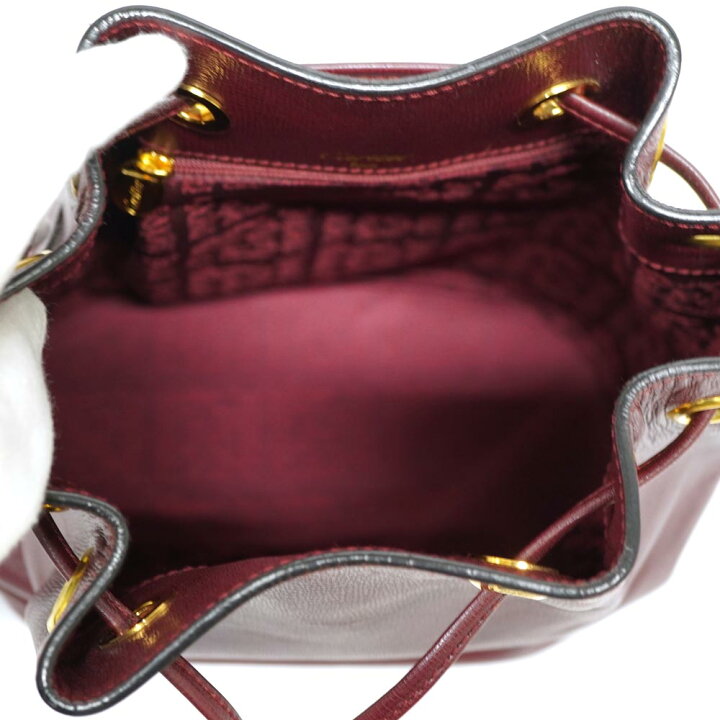 楽天市場】Cartier【カルティエ】巾着 ショルダーバッグ 肩掛け マスト 