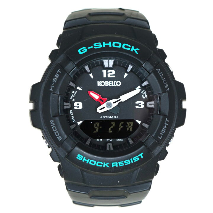 楽天市場】CASIO【カシオ】G-100 G-SHOCK KOBELCO コラボ 電池式 