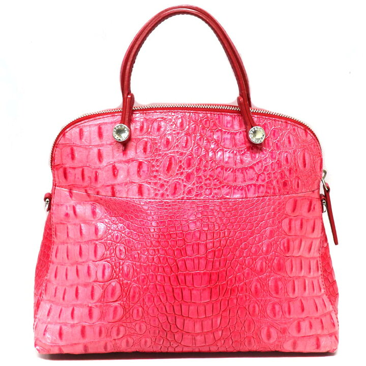 楽天市場】フルラ Furla 2way ショルダーバッグ 型押し ピンク 【中古 