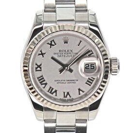 ロレックス Rolex 179174 デイトジャスト ローマインデックス シルバー 腕時計【中古】
