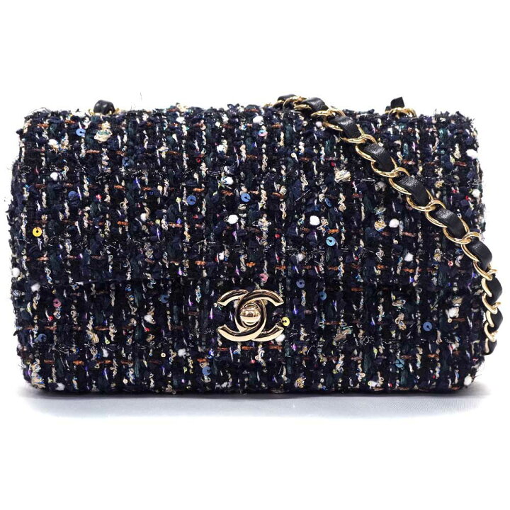 楽天市場】CHANEL 【シャネル】 チェーンショルダー バッグ ツイード 