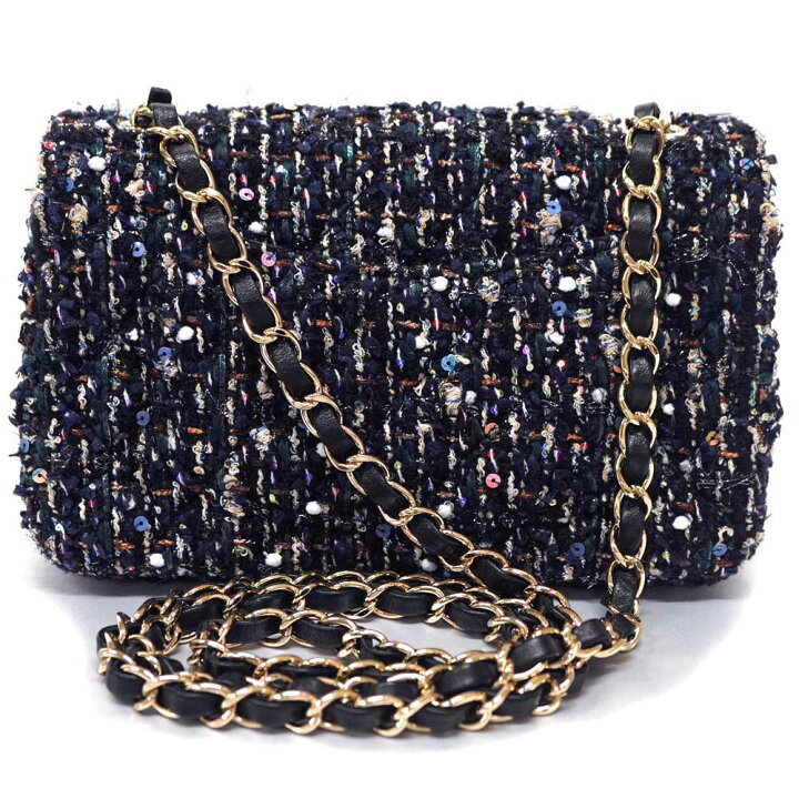 楽天市場】CHANEL 【シャネル】 チェーンショルダー バッグ ツイード 