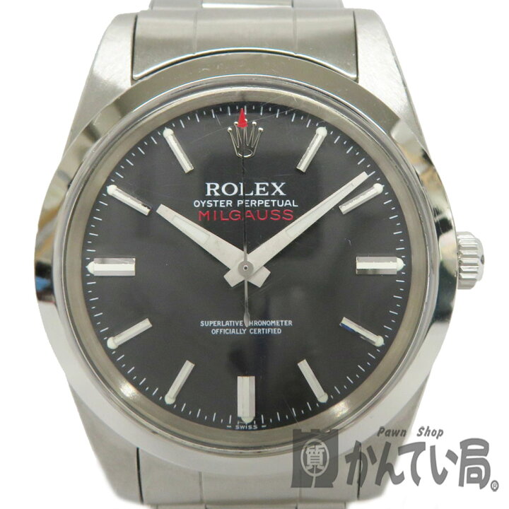 楽天市場】ROLEX【ロレックス】 1019 ミルガウス ブラック 2番 