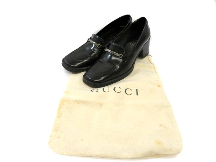美品】GUCCI ヒール 34 1/2 21.5cm