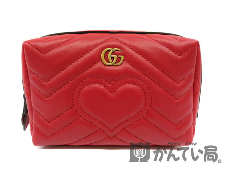 楽天市場】GUCCI【グッチ】476165 コスメポーチ GGマーモント 
