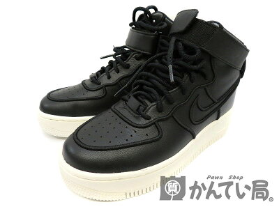 【未使用品】NIKE【ナイキ】881096エアフォース1約23.5cm靴ブラックシューズAirForce1ハイカットレディース【中古】質屋かんてい局細畑店h19-5113