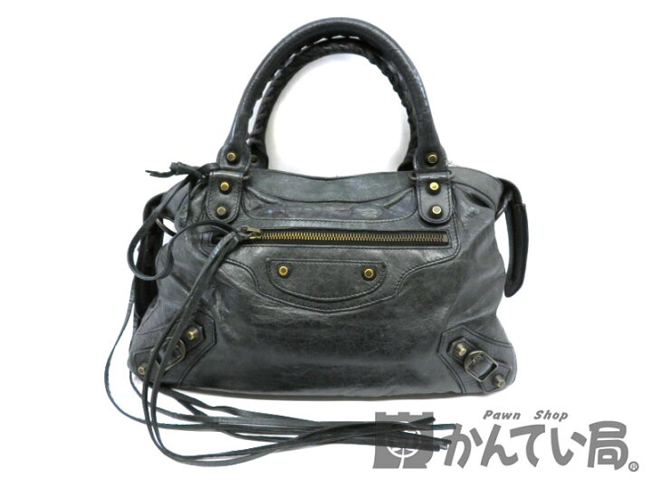 楽天市場】BALENCIAGA【バレンシアガ】240579-1000 ザ・タウン レザー 