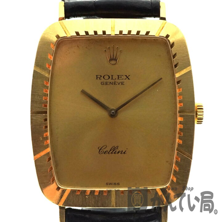 楽天市場】ROLEX【ロレックス】 4087 チェリーニ 手巻き 腕時計 K18 金 
