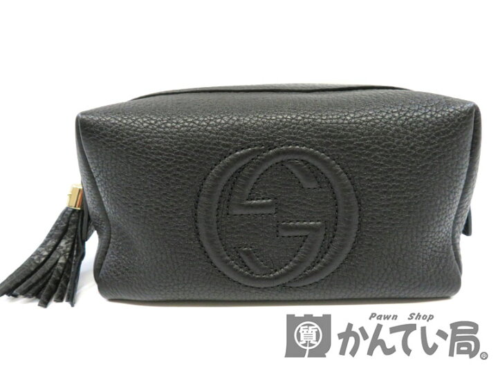 楽天市場】GUCCI【グッチ】308636 コスメポーチ 小物入れ ブラック 