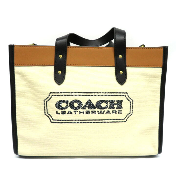 楽天市場】COACH【コーチ】 89488 2WAYバッグ キャンバス レザー 