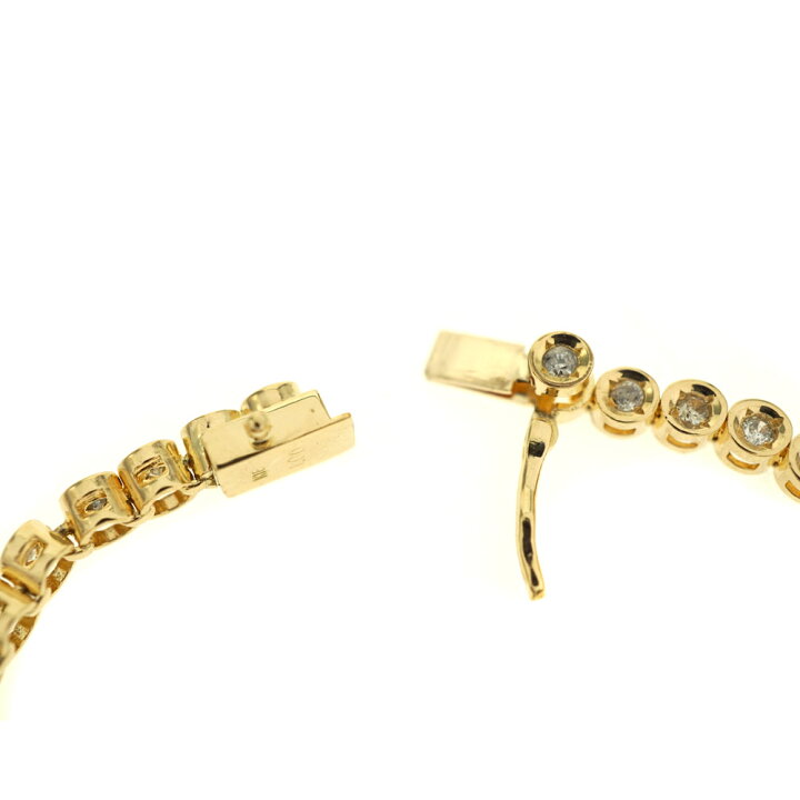 18K 1.00CT ダイヤモンド ブレスレット Pink gold 超美品（楽天市場 