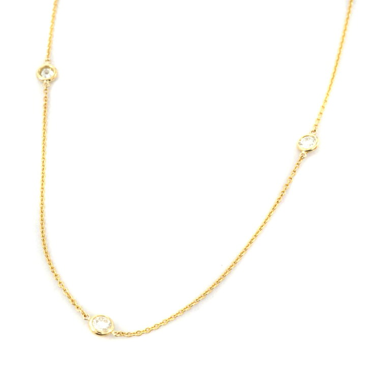 楽天市場】ティファニー Tiffany&Co. バイザヤードネックレス 5P 
