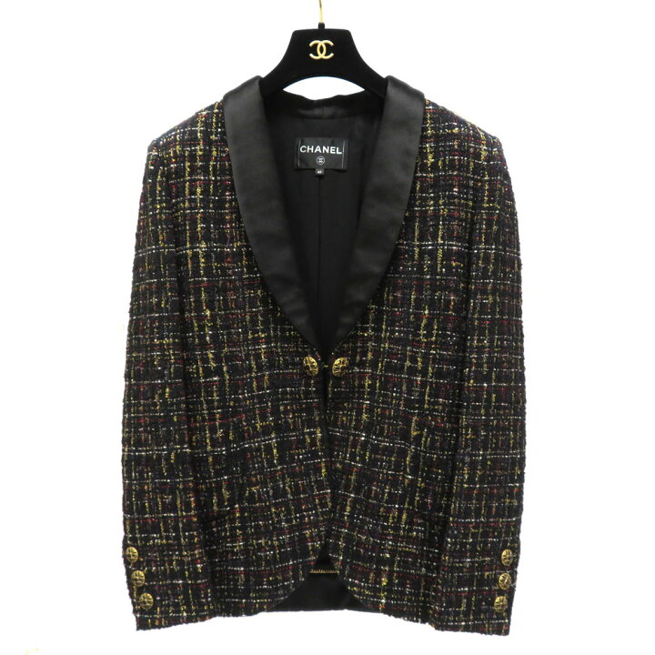 楽天市場】シャネル Chanel P61856 V47084 ツイードジャケット【中古 