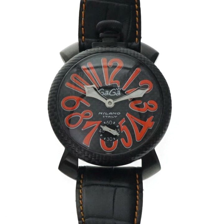 楽天市場】GaGaMILANO【ガガミラノ】5016EDA01S マヌアーレ48 オレンジ  