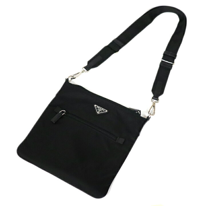 楽天市場】PRADA【プラダ】1BH716 ショルダーバッグ ブラック ナイロン  
