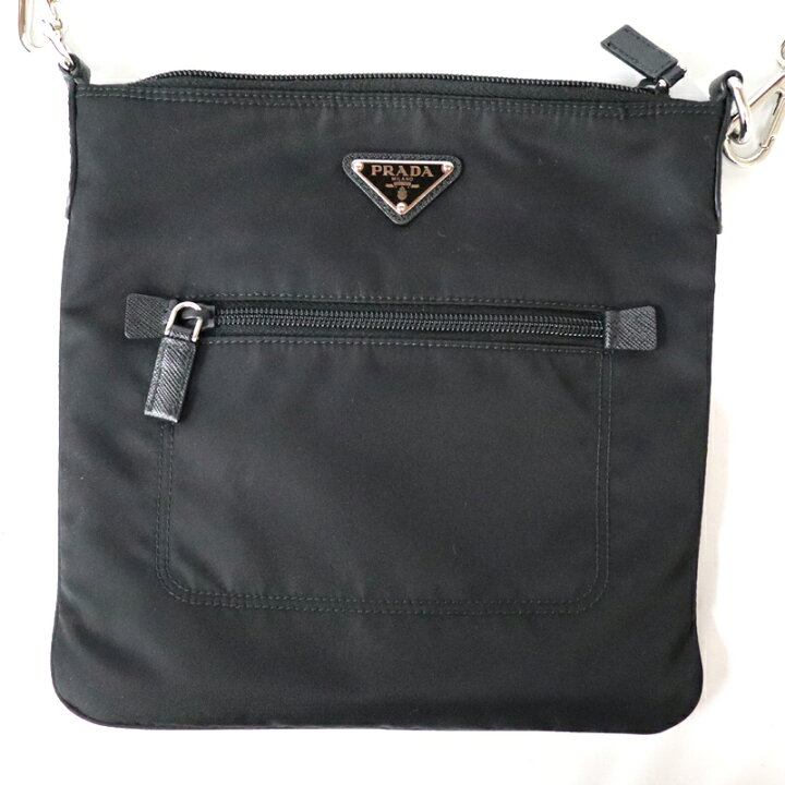 楽天市場】PRADA【プラダ】1BH716 ショルダーバッグ ブラック ナイロン  