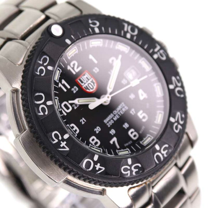 楽天市場】Luminox【ルミノックス】3100シリーズ クォーツ 電池 黒文字 