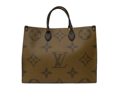 LOUISVUITTON【ルイ・ヴィトン】M55476オンザゴーGMジャイアントモノグラムトートハンドショルダーバッグ鞄2way大容量ブラウン【中古】未使用質屋かんてい局小牧店c19-3265