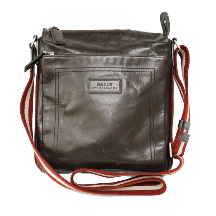 楽天市場】BALLY【バリー】ショルダーバッグ レザー 鞄 ブラウン 