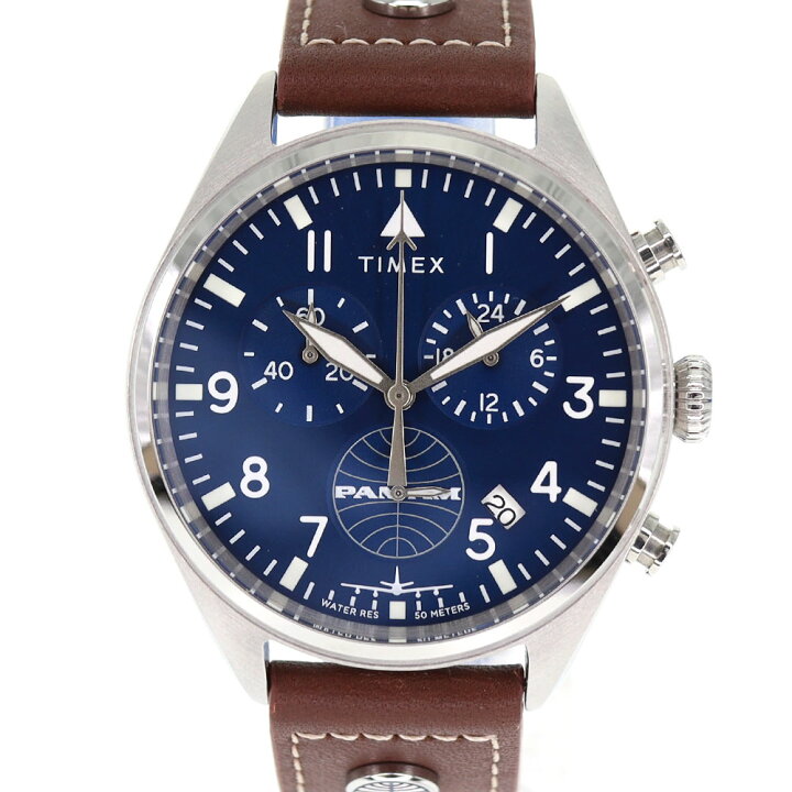 楽天市場】タイメックス Timex TW2V48700 パンナムコラボ ブルー【中古 
