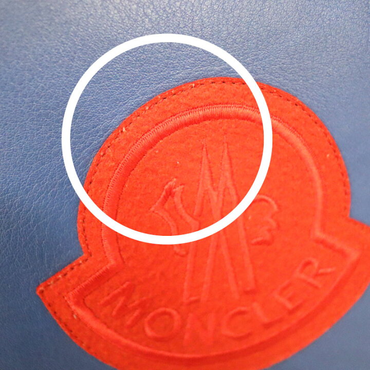 楽天市場】モンクレール MONCLER クラッチバッグ ブルー【中古 