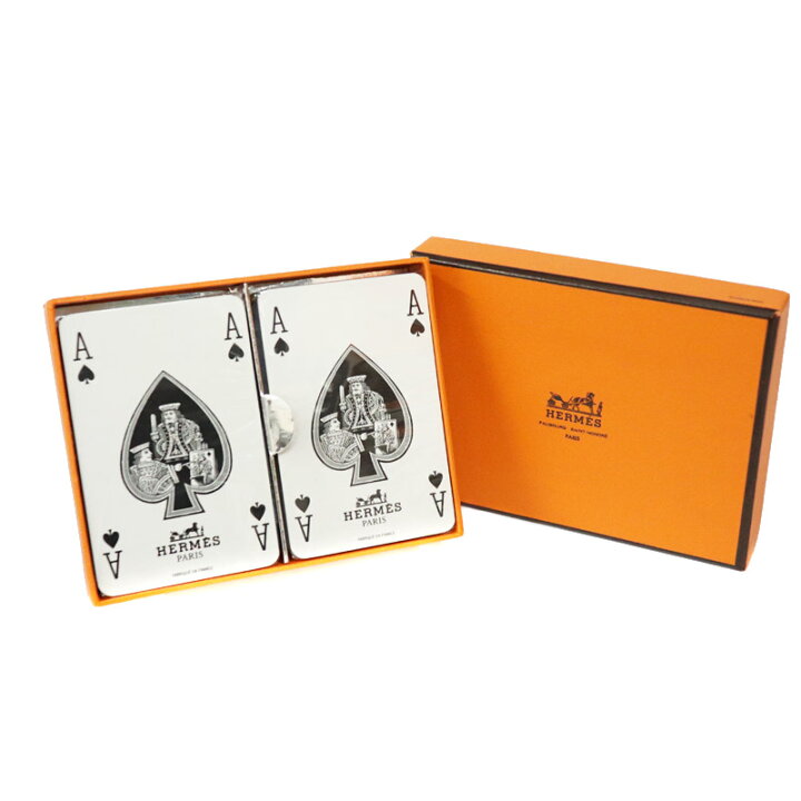 楽天市場】HERMES【エルメス】 トランプ 2セット カードゲーム 