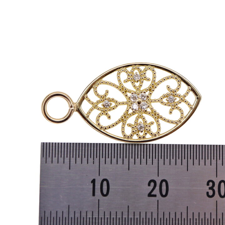 楽天市場】18金 K18 ダイヤモンド ピアリング チャーム【中古】 : 質屋 