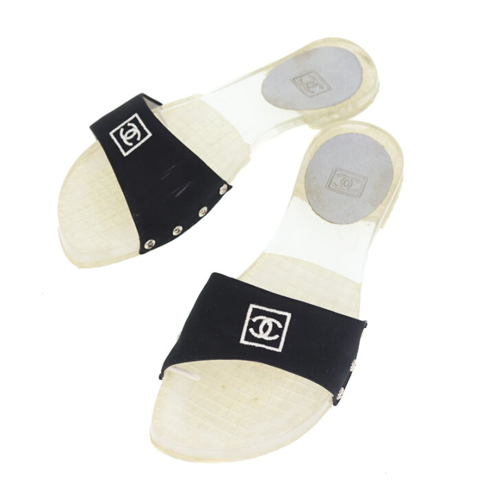 楽天市場】シャネル Chanel フラット サンダル 約23.0cm【中古  