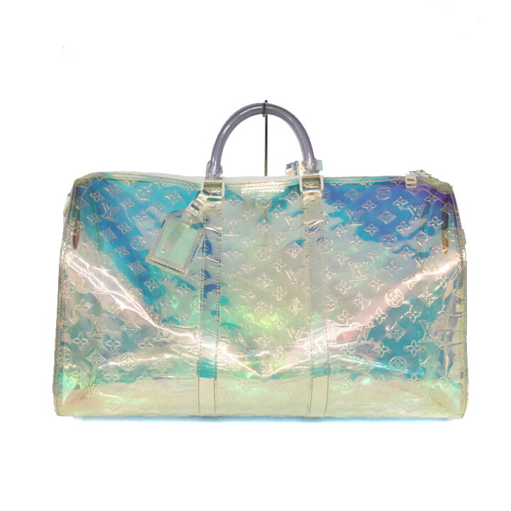 ルイヴィトン M53271 KEEPALL 50 PRISM モノグラムキーポルプリズム  