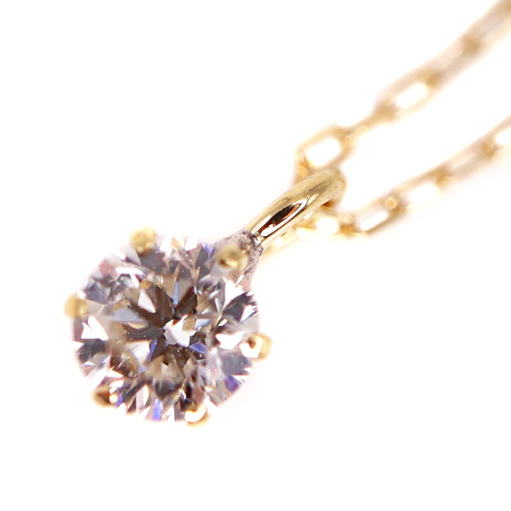 楽天市場】K18【18金】ダイヤモンド ネックレス D:0.10ct 約0.5g 40.0 