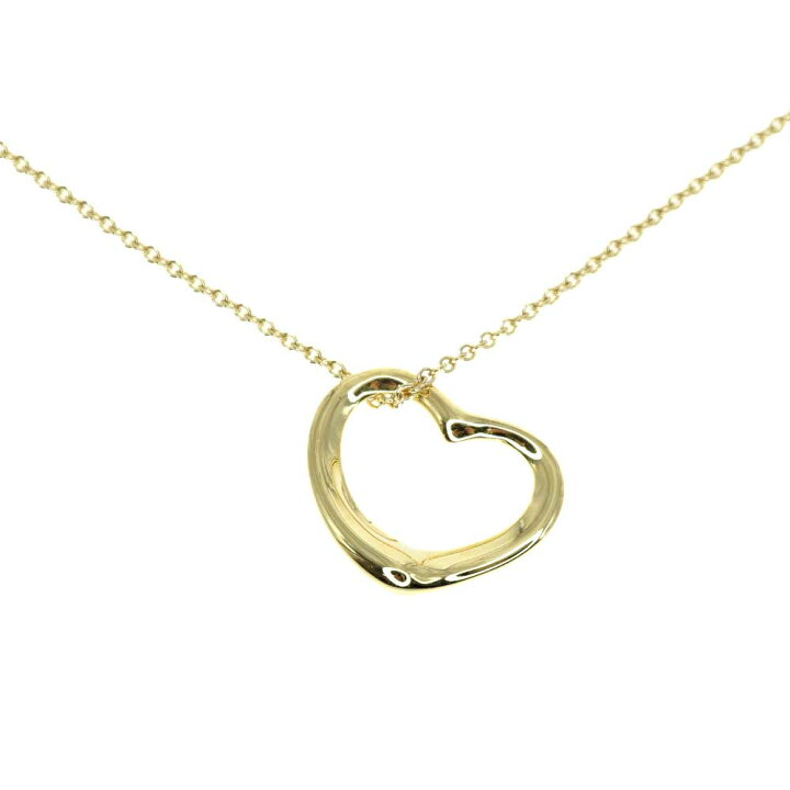 楽天市場】ティファニー Tiffany&co. オープンハートネックレス K18YG 