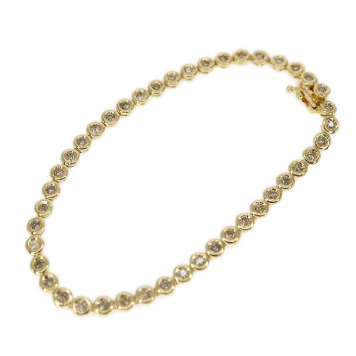 18K 1.00CT ダイヤモンド ブレスレット Pink gold 超美品（楽天市場 