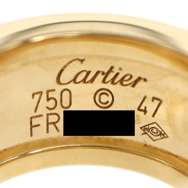 楽天市場】カルティエ Cartier ラブコーンリング K18YG イエロー  