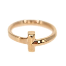 ティファニー Tiffany&co. 67797299 K18PG ピンクゴールド Tワンリング レディース ゴールド【中古】